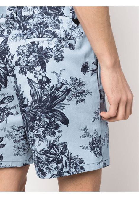 shorts con stampa floreale ERDEM | Shorts | 604MPEFG LUCASBLUE/NAVY